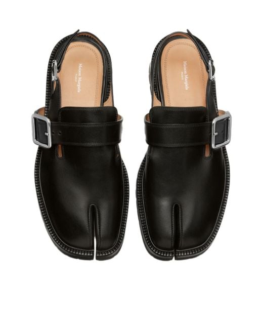 【Maison Margiela】Men Sandals S57WP0101P3292 H8396 Black Maison Margiela Tabi County Sandals in Black | Lyst