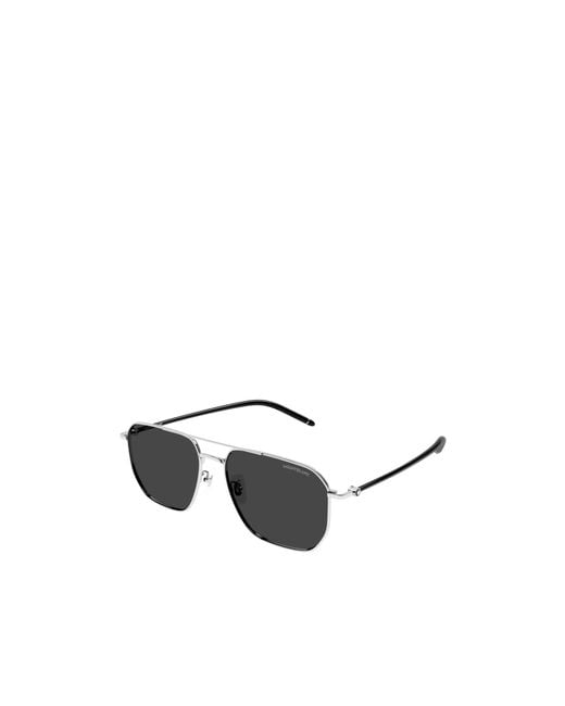 Montblanc Multicolor Eyewear Square Frame Sunglasses for men