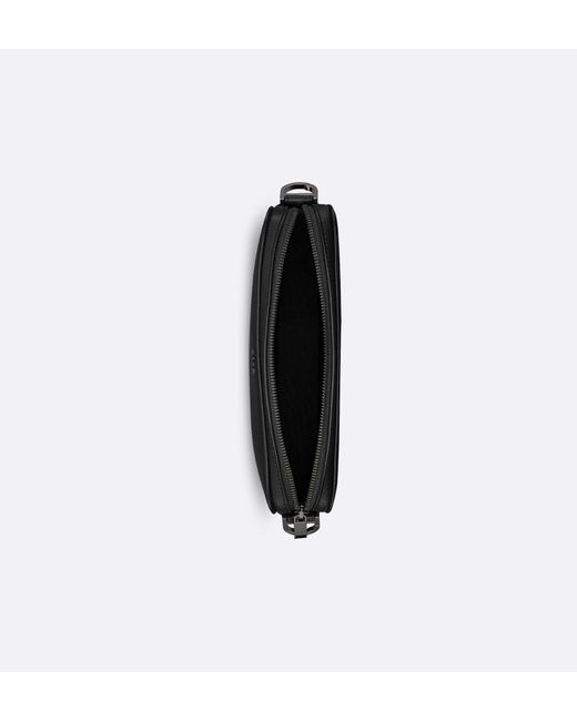 Dior Black Saddle Triple Pouch for men