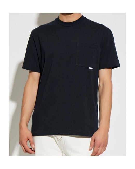 Jil Sander Black Pocket Detail T-Shirt for men