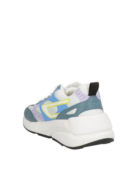 DIESEL Blue Two-Color Low-Top Sports Shoes