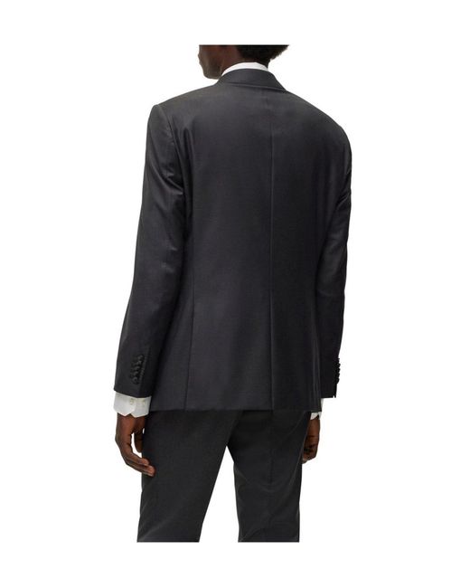 Boss Blue Plain Tailored Blazer for men