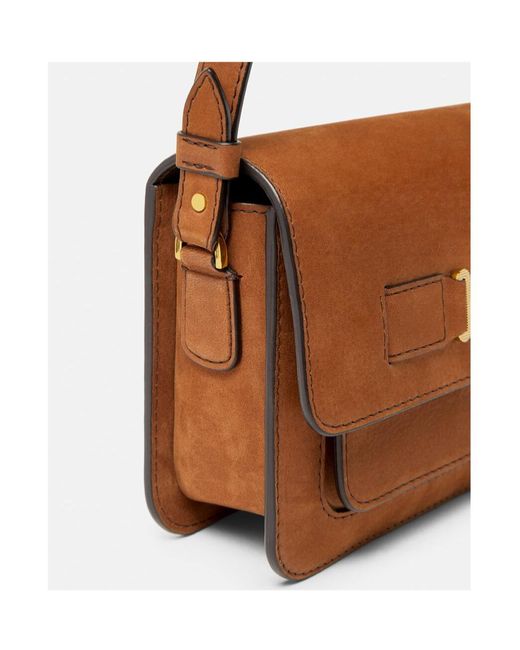 Versace Brown Medusa Biggie Messenger Bag for men