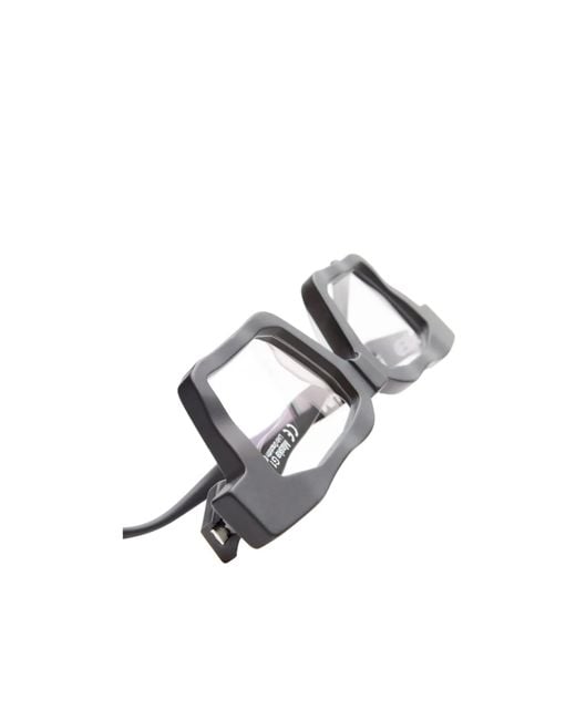 Kuboraum White G1 Geometric-Frame Glasses for men
