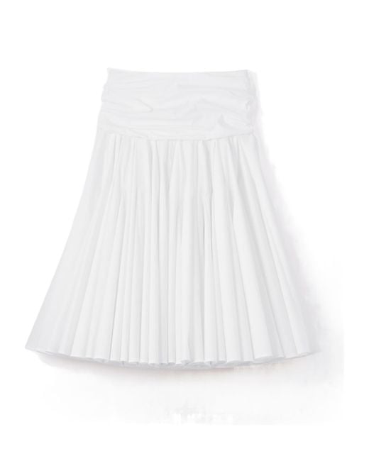 Jacquemus White Draped The Petticoat