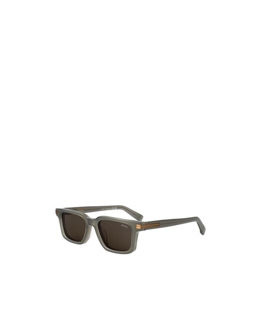 Zegna Multicolor Rectangular Frame Sunglasses for men
