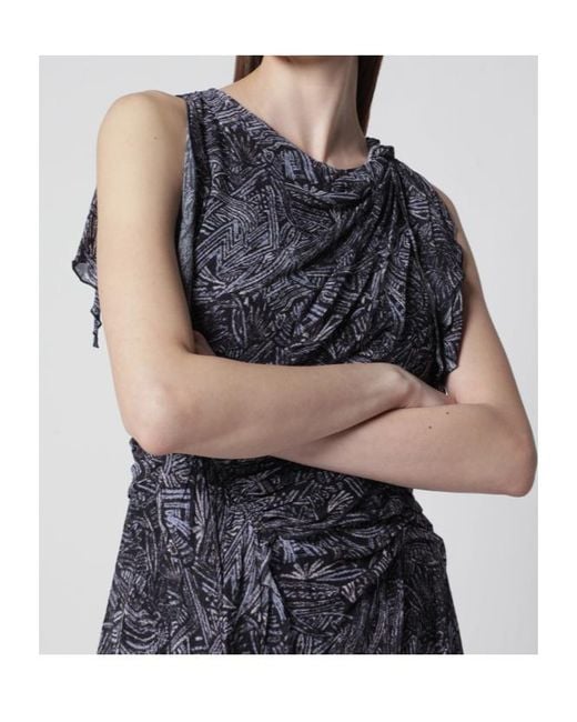 Isabel Marant Blue Patterned Skirt