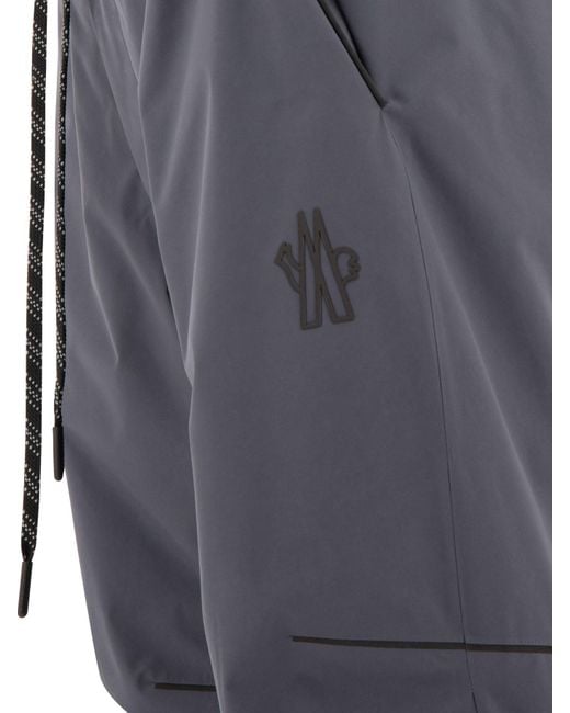 Moncler Gray Grenoble Drawstring Sport Trousers for men