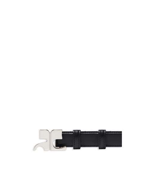 Courreges White Courrèges Ac Plaque Buckle Belt