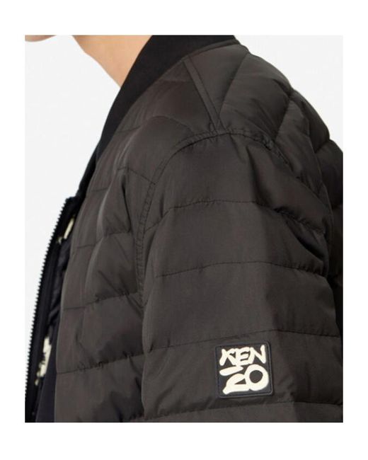KENZO Black Long-Sleeved Casual Jacket for men