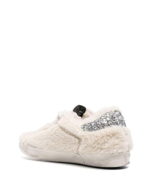 Golden Goose Deluxe Brand White Super-Star Embellished Sneakers
