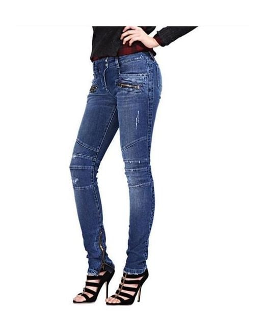 Balmain Blue Jeans With Belt Loops