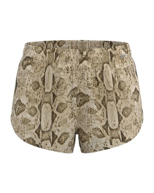 Gucci Multicolor Printed Elastic-Waist Shorts