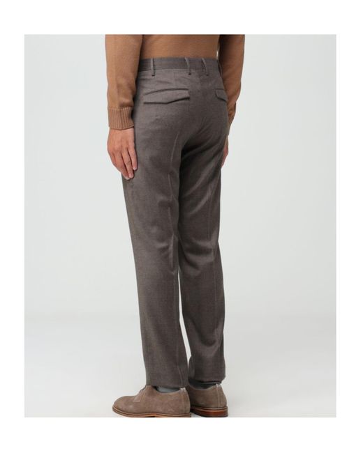 PT01 Gray Pt Torino Master Slim-Fit Pants for men