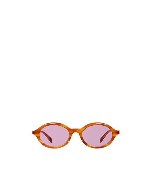 Gucci Pink Round Frame Sunglasses