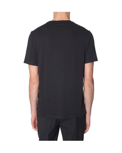 Neil Barrett Black Funke'D Bear Printed Short Sleeved T-Shirt for men