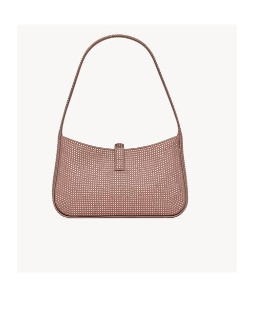 Saint Laurent Pink Mini Le 5 À 7 Tote Bag