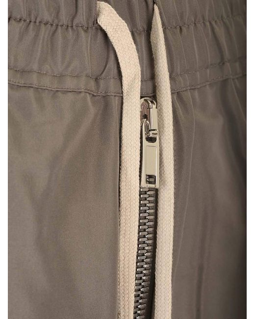 Rick Owens Gray Cargobela Wide-Leg Cargo Shorts for men