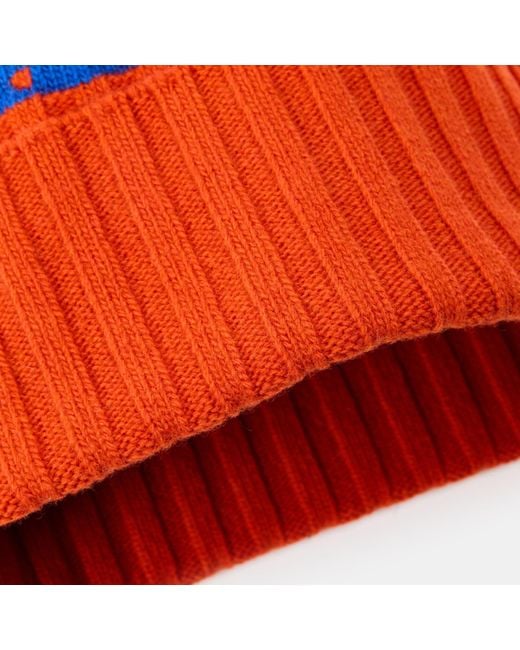 Gucci Blue Knit Brim Beanie