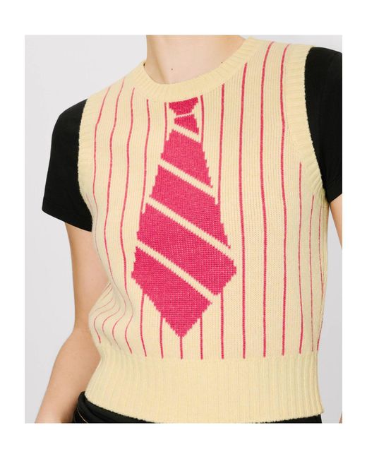 KENZO Pink Trompe L'Œil' Vest