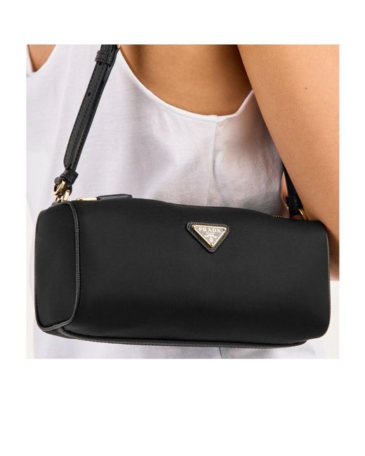 Prada Black Re-Nylon Shoulder Bag