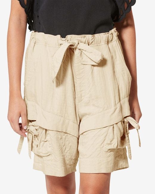 Isabel Marant Natural Bermia Shorts