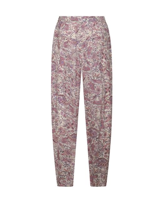 Isabel Marant Multicolor Isabel Marant Étoile Printed Drawstring Trousers