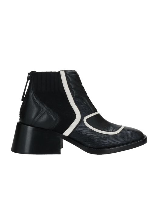 Chloé Black Comfortable, Durable And Simple Solid-Color Leather Boots