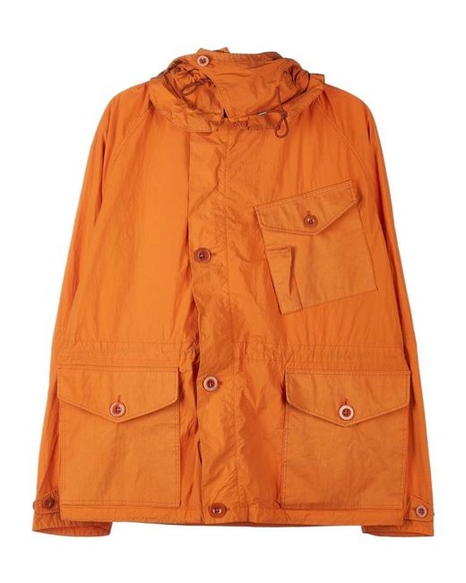 C P Company Orange Long-Sleeved Casual Jacket for men