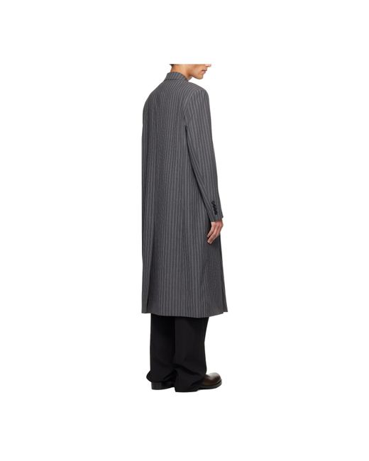 sunflower Blue Db Striped Coat for men