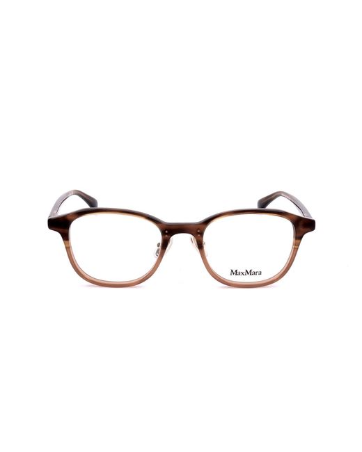 Max Mara Black Rectangle Frame Glasses