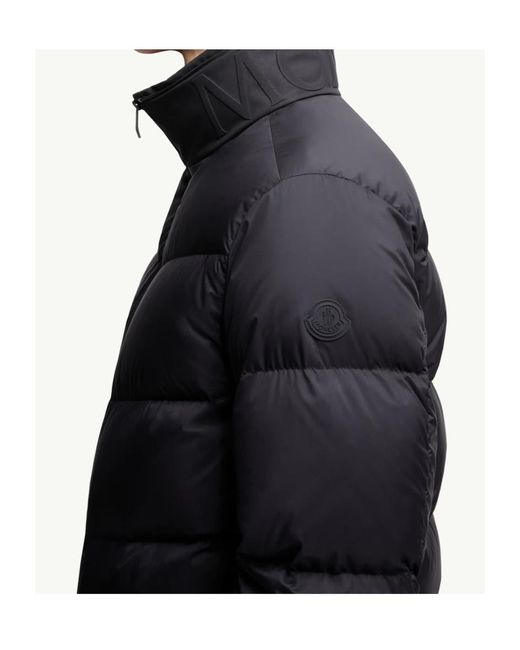 Moncler Black Forez Hooded Short Down Jacket for men