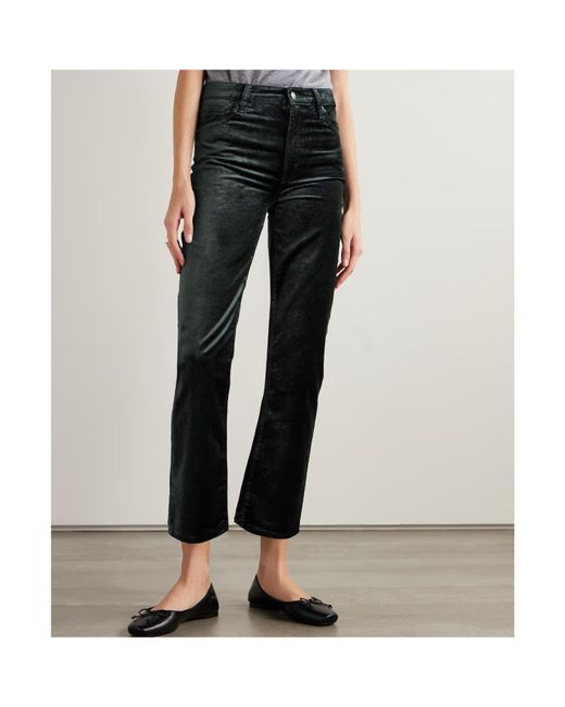 FRAME Black Le Sleek Flared Casual Pants