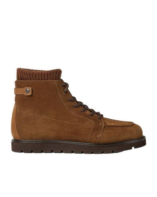 Loro Piana Brown Verbier Walk Ankle Boots for men