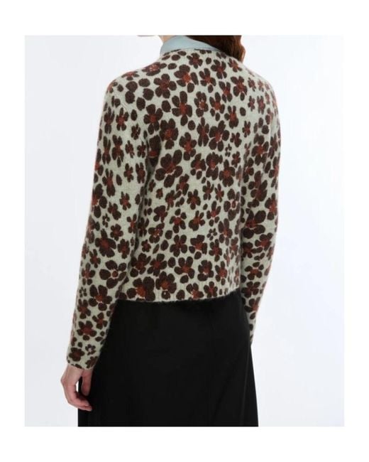 iBlues Black Printed Knit Top