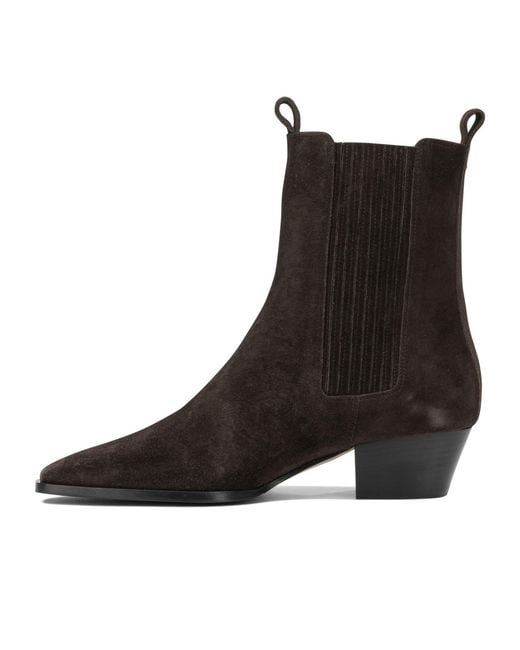 Aeyde Brown Agata Pull-On Ankle Boots