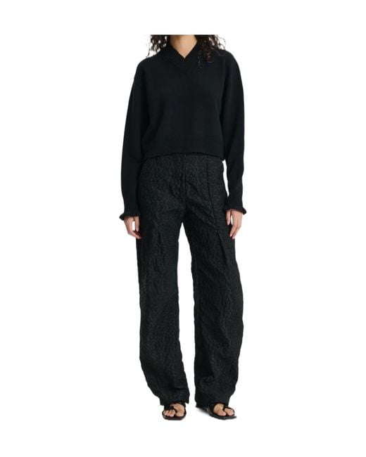 CECILIE BAHNSEN Black Long-Sleeved Knitwear