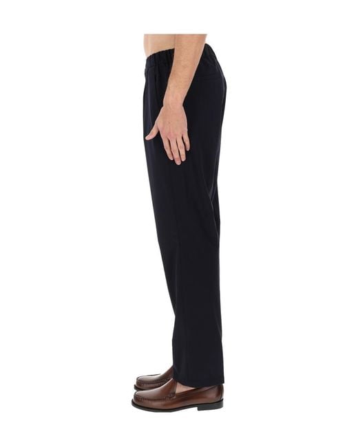 Herno Blue Tailored Trousers for men