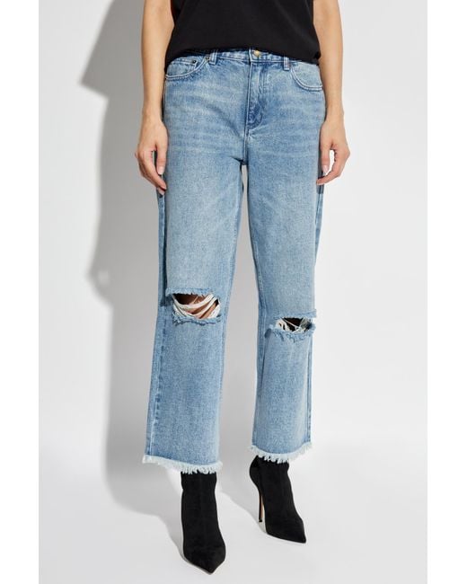 MICHAEL Michael Kors Blue Ripped Jeans