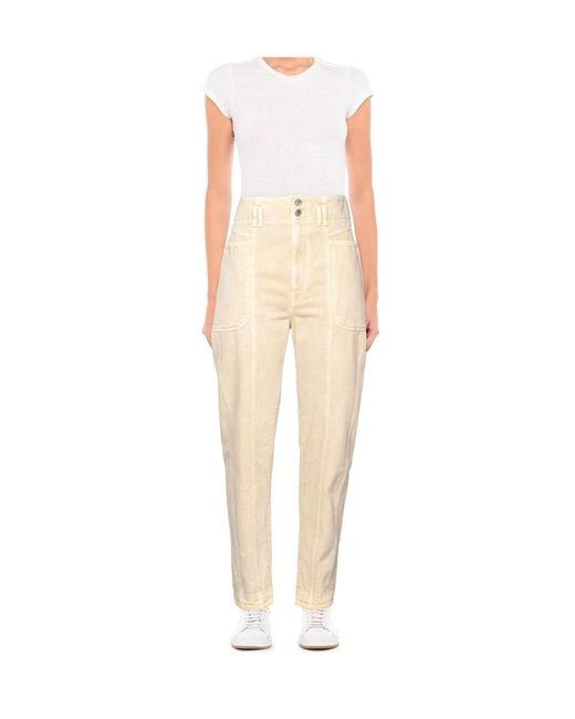 Isabel Marant Natural Denim Trousers