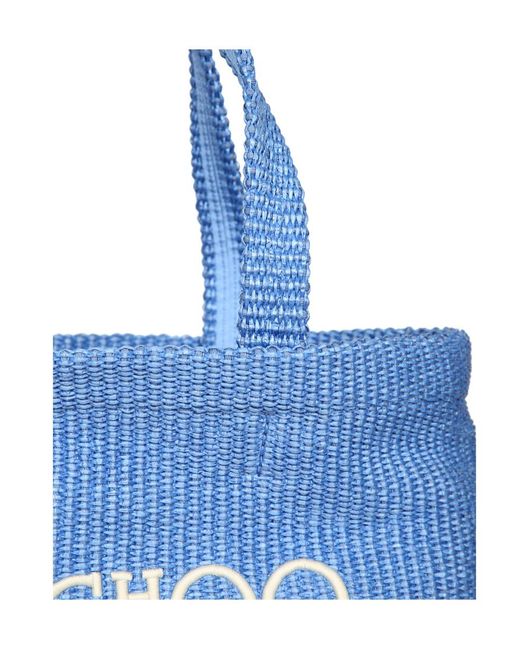 Jimmy Choo Blue Double-Handled Handbag