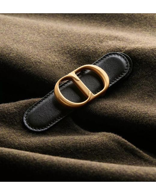 Dior Brown Draped Cape