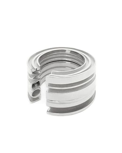 Loewe White Graphic Ring for men