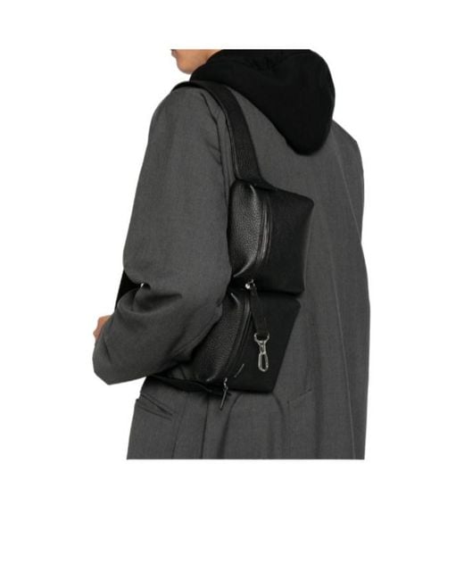 Givenchy Black Multipocket Leather Belt Bag for men