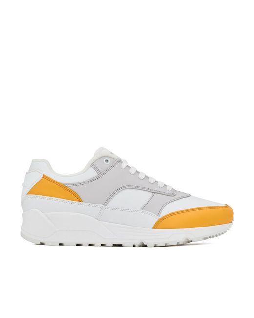 Saint Laurent White Bump Shoes for men