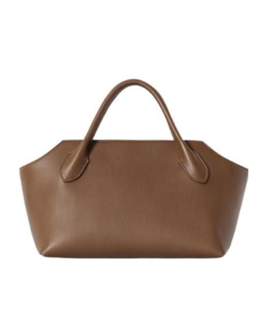 The Row Brown Terrasse Bauletto Bag