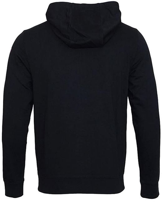 EA7 Blue Hooded Casual Jacket for men