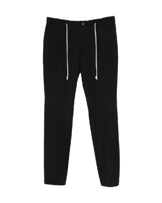 Eleventy Blue Drawstring Trousers for men