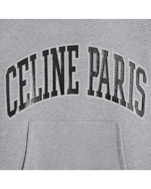 Céline Gray Oversized Sweatshirt