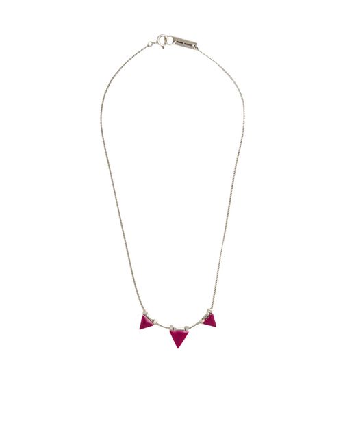 Isabel Marant White Metal Necklaces